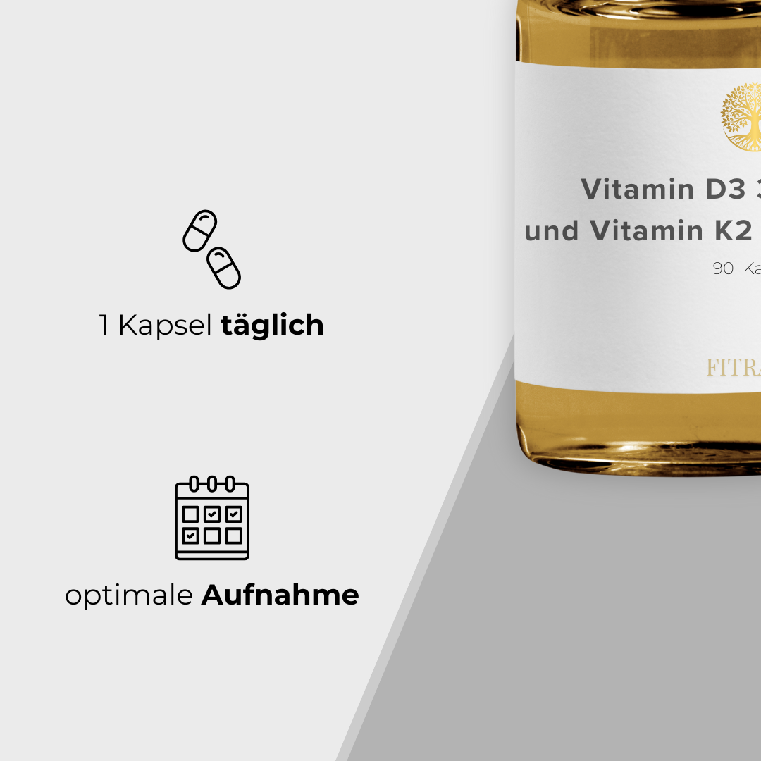 Vitamin D3 3000 IE & K2 100 µq MK7
