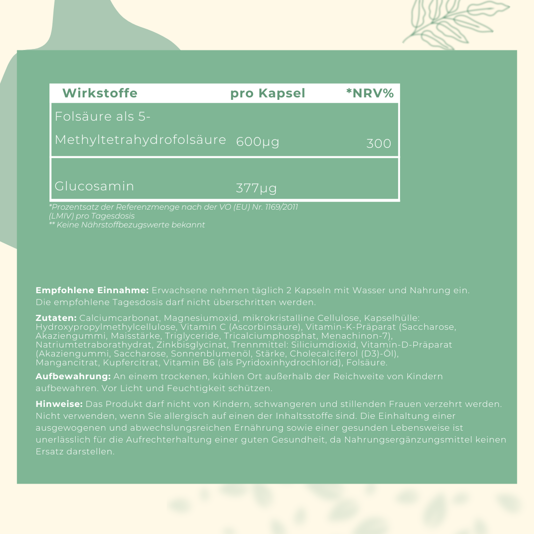 Folsäure (Folat) Quatrefolic 600µg