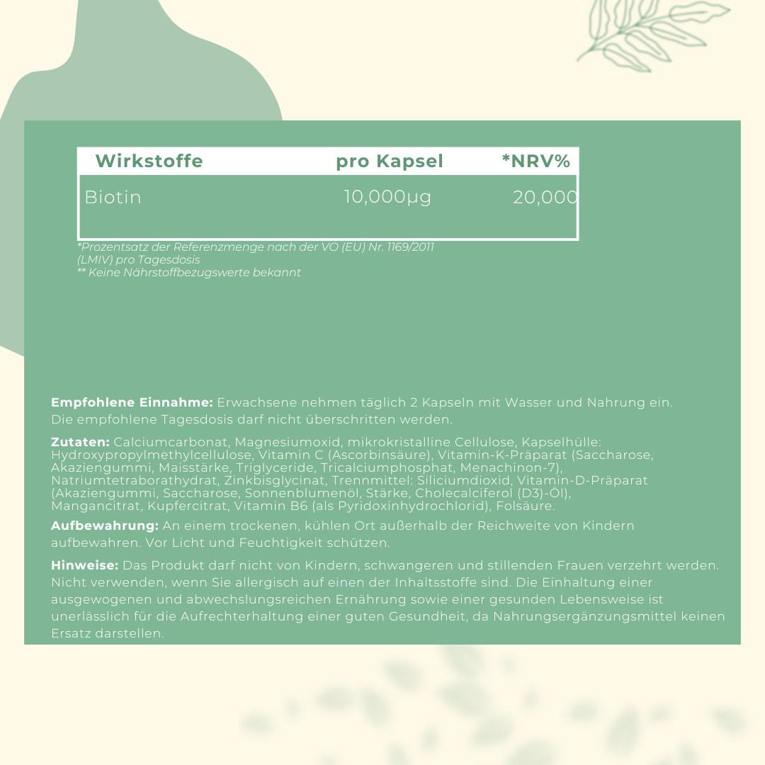 D-Biotin Hochdosiert 10.000 µg