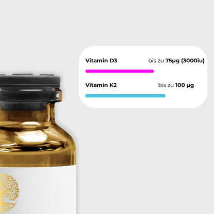 Vitamin D3 3000 IE & K2 100 µq MK7